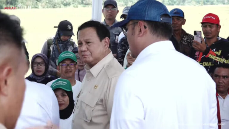 Prabowo Hadiri Panen Raya di Majalengka, Tegaskan Komitmen pada Ketahanan Pangan