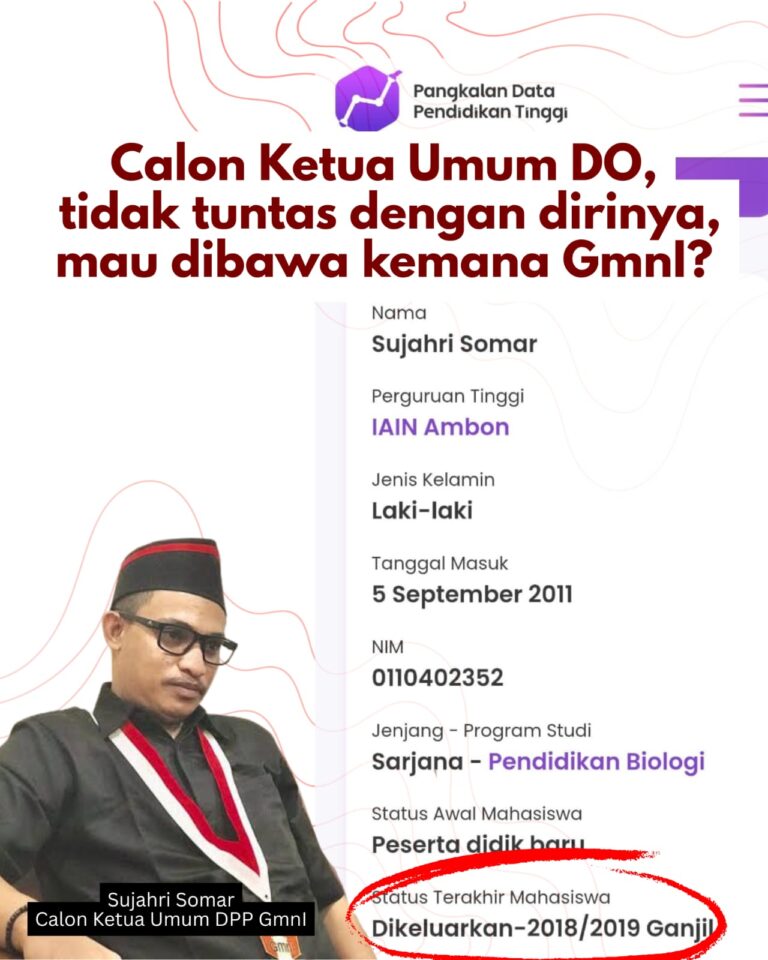 Heboh! Calon Ketua Umum GMNI Diterpa Isu Drop Out, Apa Dampaknya bagi Organisasi?